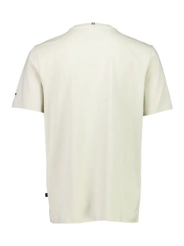 Bison O-neck Tee print 80-400144 LT SAND