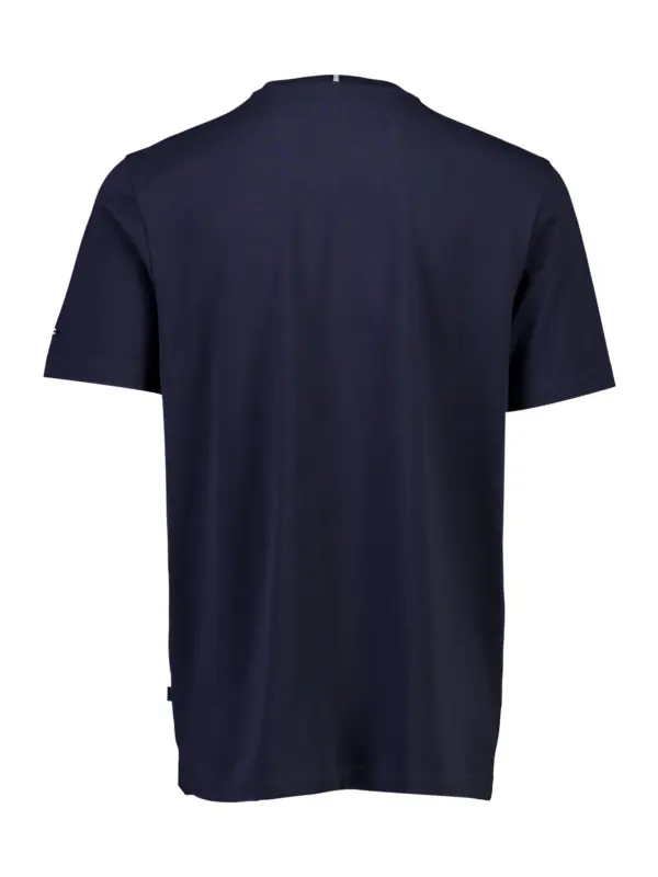 Bison O-neck Tee print 80-400144 NAVY