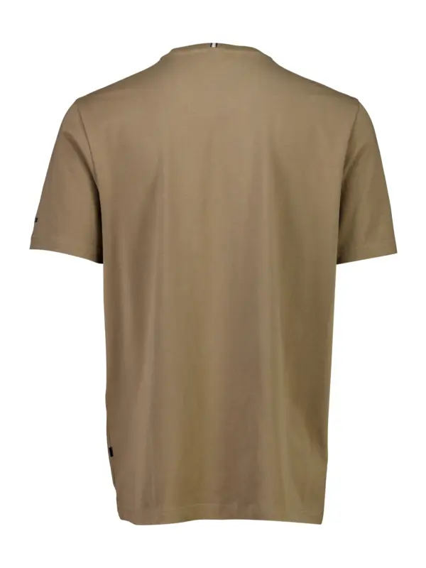 Bison O-neck Tee print 80-400144 STONE