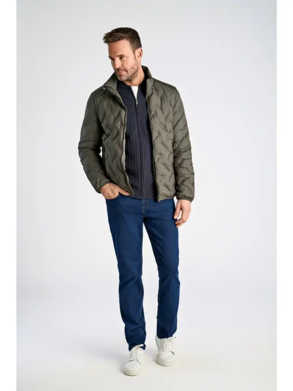 Bison Quilted Dunjakke 80-302032 DK ARMY