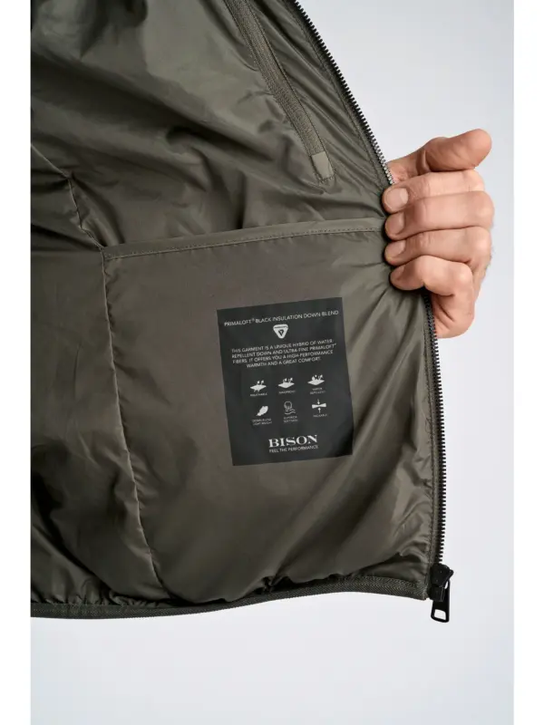 Bison Quilted Dunjakke 80-302032 DK ARMY