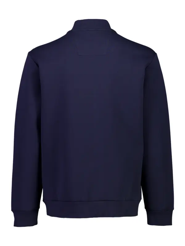 Bison Soft Superflex Sweat Cardigan 80-701024 NAVY