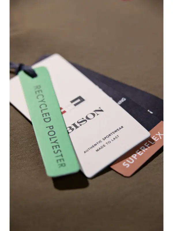 Bison Soft Superflex Zip Neck Sweat 80-701026 DK GREEN