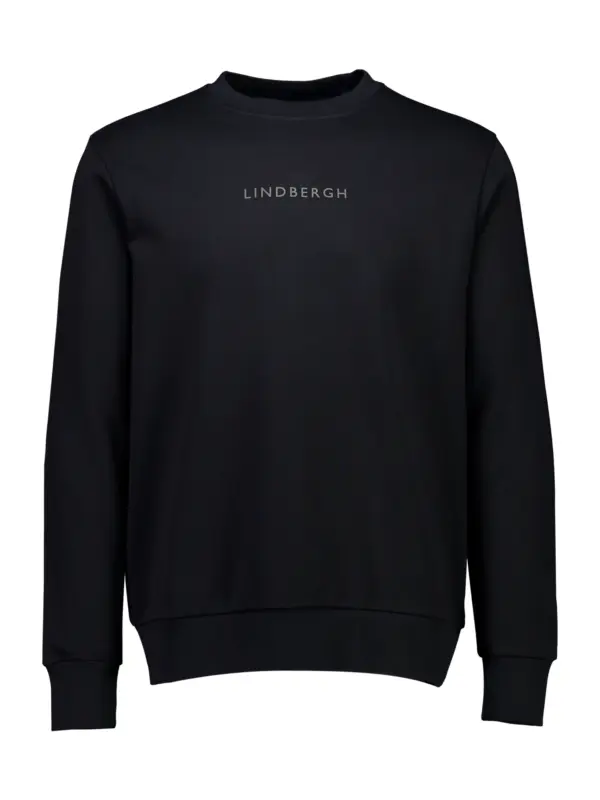 Lindbergh Logo Print Sweat 30-705110 Black