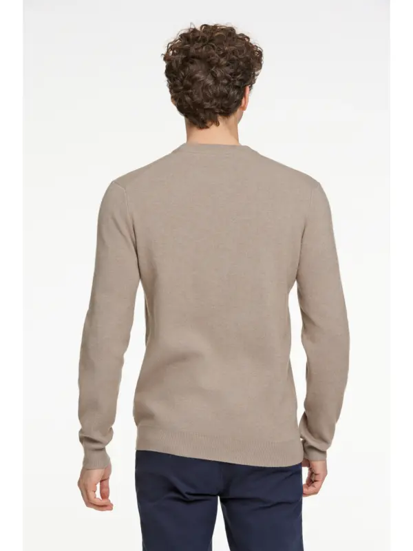 Lindbergh O-neck Strik 30-805009 MID BROWN