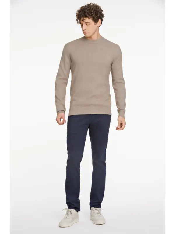 Lindbergh O-neck Strik 30-805009 MID BROWN