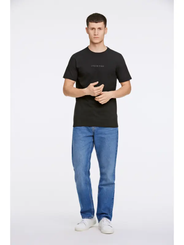 Lindbergh Print Tee 30-400200B Black