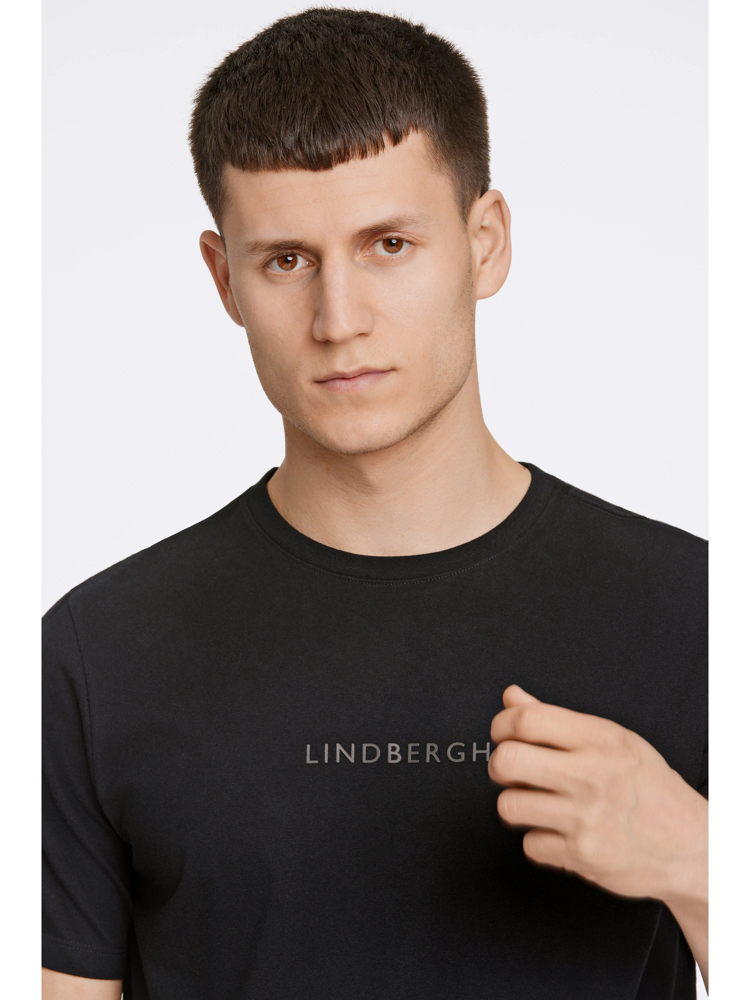 Lindbergh Print Tee 30-400200B Black