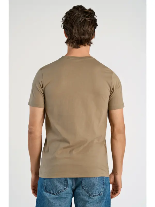 Lindbergh Print Tee 30-400200B MUD STONE