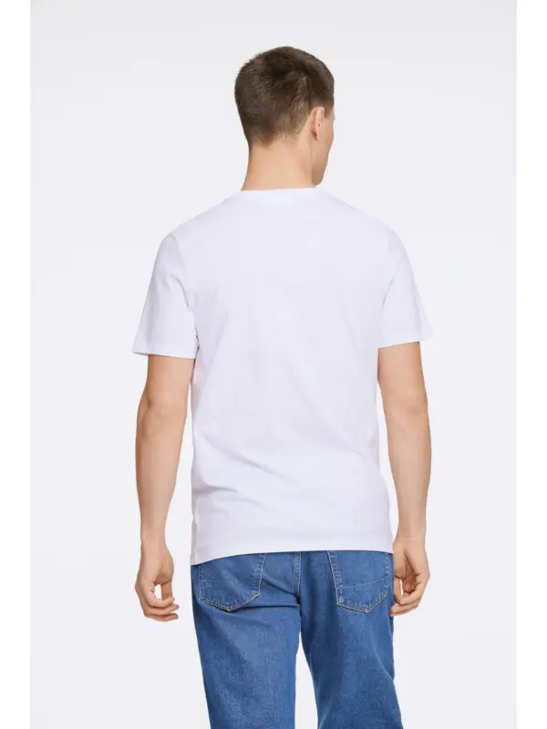Lindbergh Print Tee 30-400200B WHITE