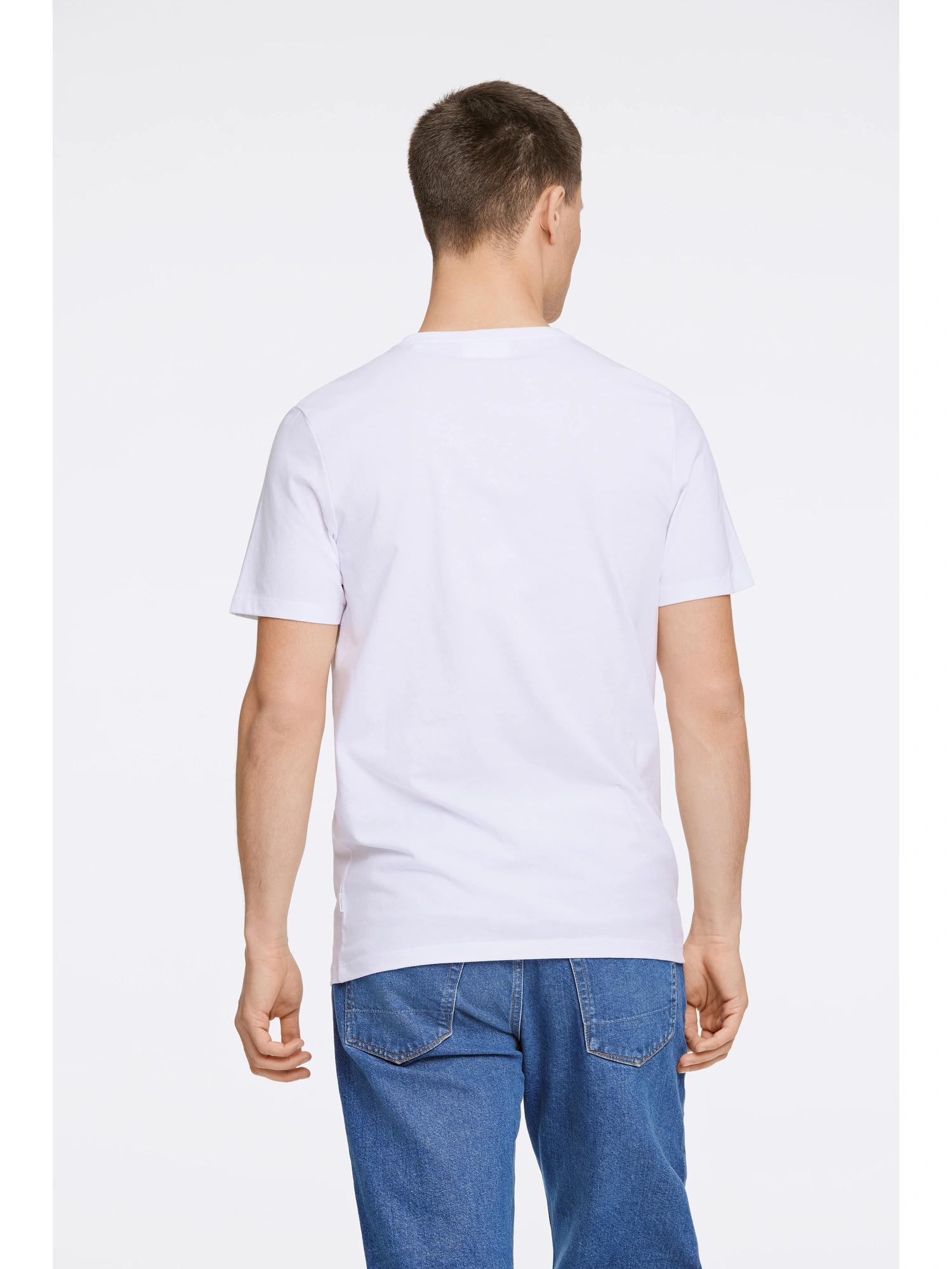 Lindbergh Print Tee 30-400200B WHITE
