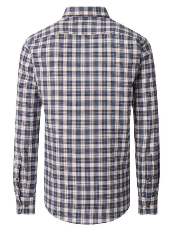 CASAMODA Casual Shirt Flannel Blue
