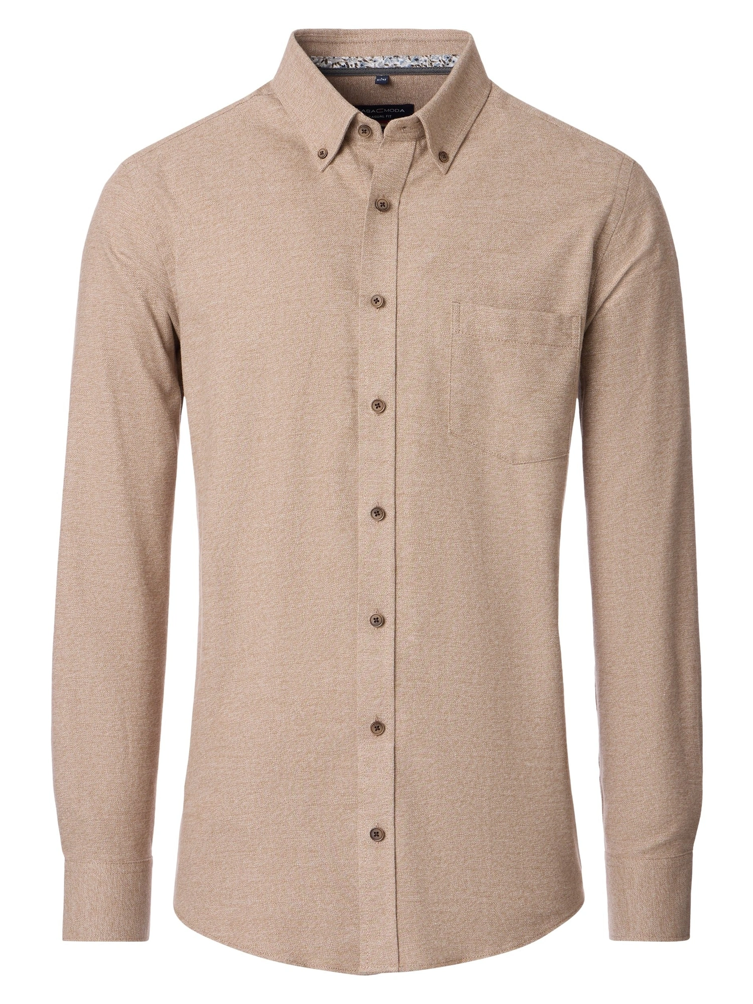 CASAMODA Casual Shirt Mouliné Beige