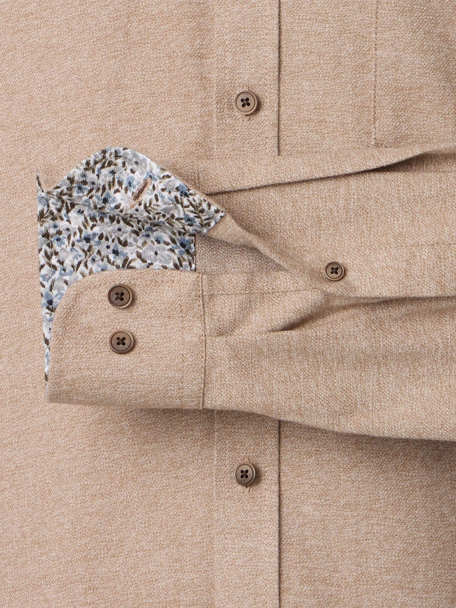 CASAMODA Casual Shirt Mouliné Beige