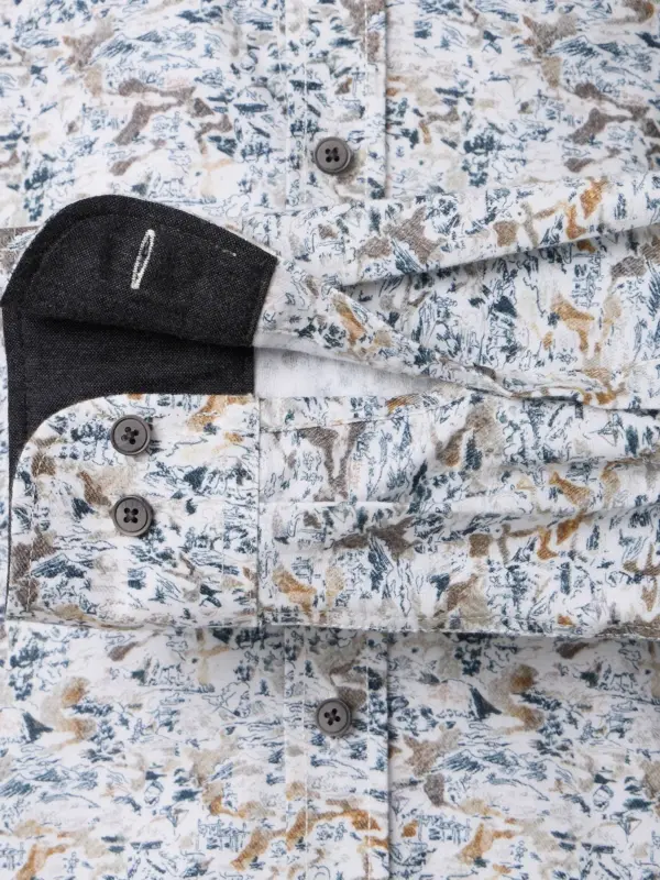 CASAMODA Casual Shirt Twill Brown