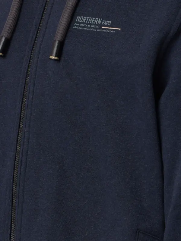 CASAMODA Hoodie Full Zip Blue