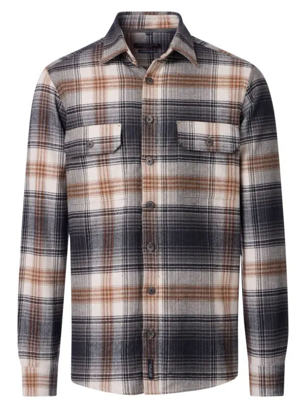 CASAMODA Overshirt Flannel Thunderstorm