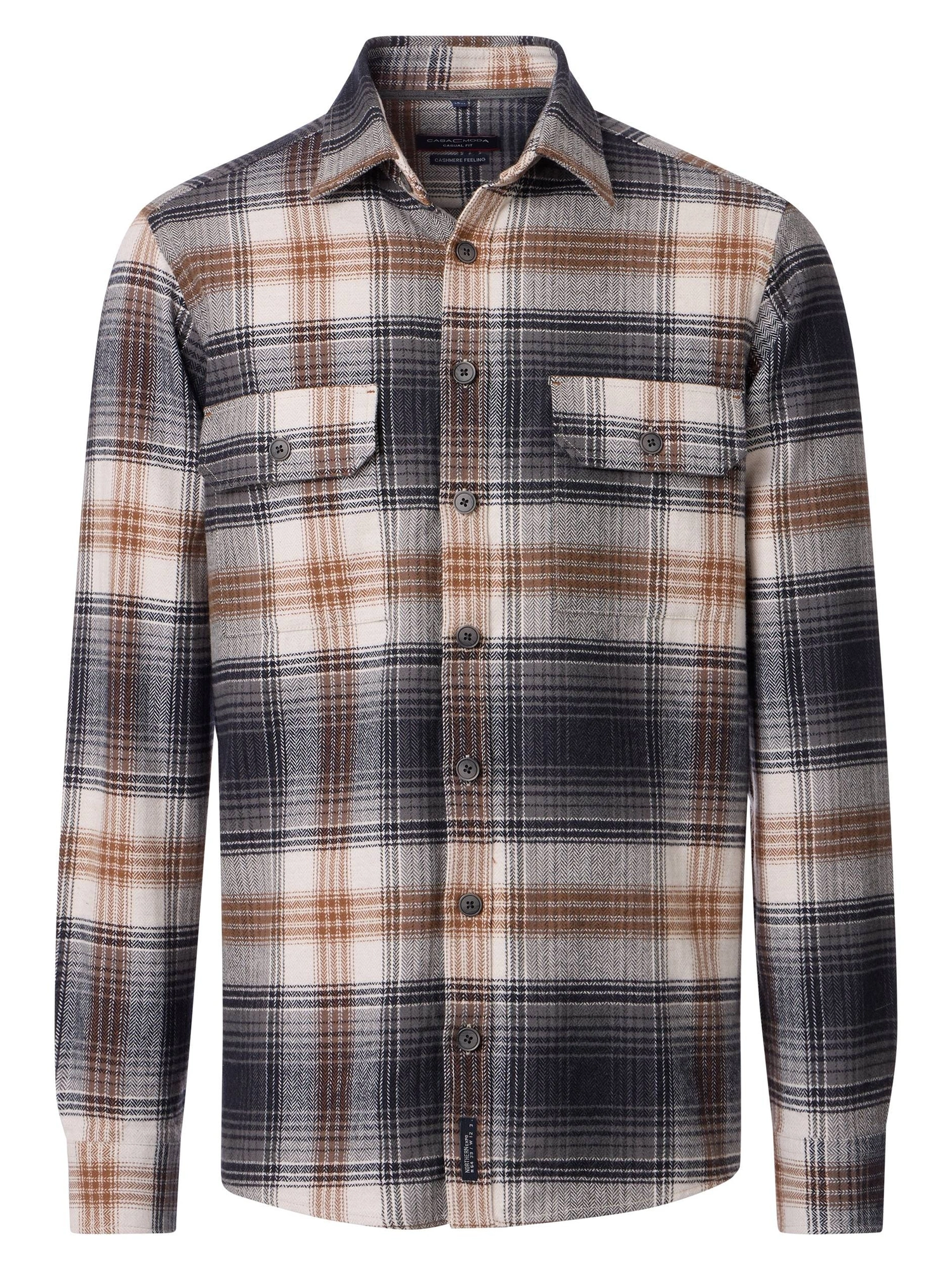 CASAMODA Overshirt Flannel Thunderstorm