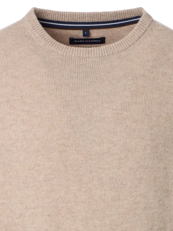 CASAMODA Pullover O-neck Feather Grey