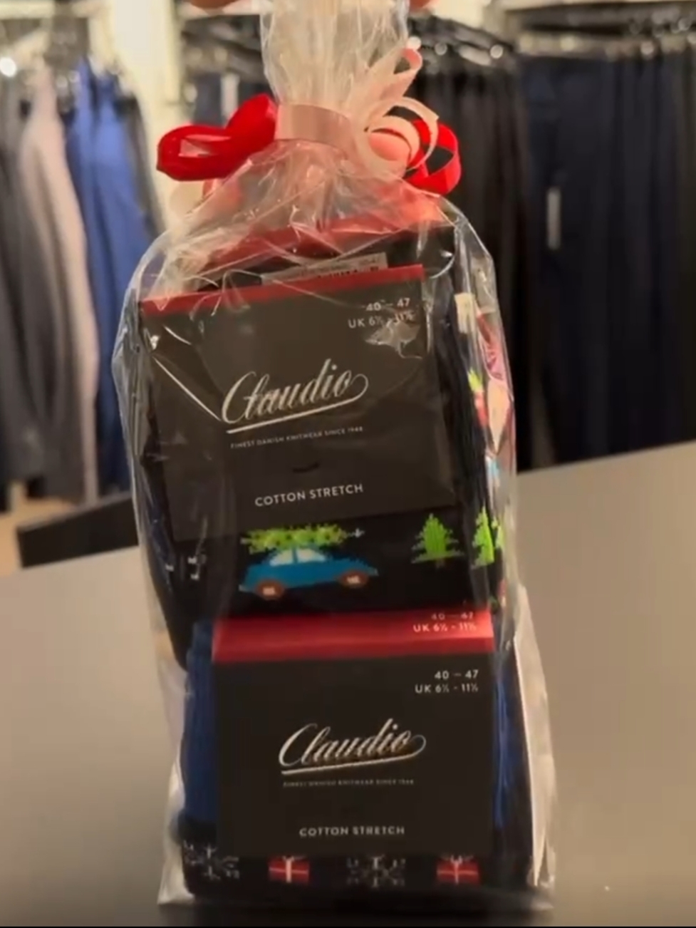 Claudio Julestrømper 4-pack