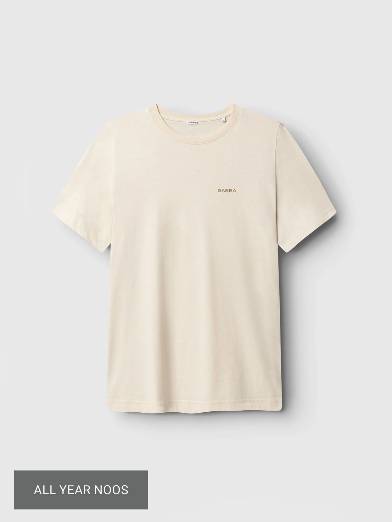 GABBA Dune Logo SS GOTS T-shirt Birch