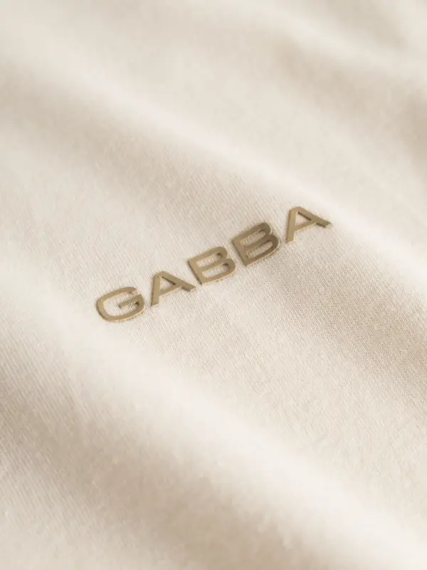 GABBA Dune Logo SS GOTS T-shirt Birch