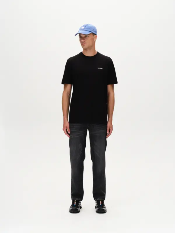 GABBA Dune Logo SS GOTS T-shirt Black