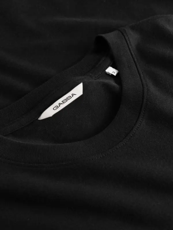 GABBA Dune Logo SS GOTS T-shirt Black