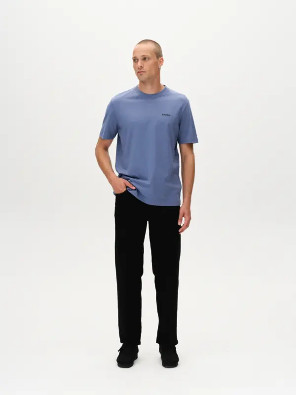 GABBA Dune Logo SS GOTS T-shirt Blue Horizon