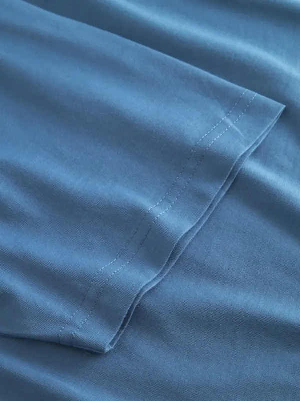 GABBA Dune Logo SS GOTS T-shirt Blue Horizon