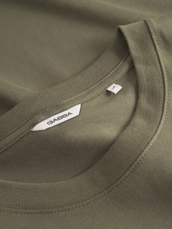 GABBA Dune Logo SS GOTS T-shirt Deep Lichen Green