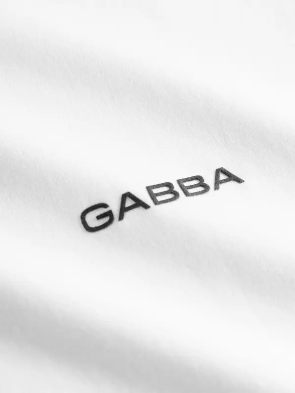 GABBA Dune Logo SS GOTS T-shirt White