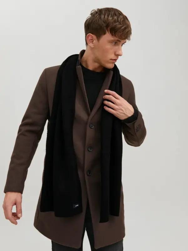 Jack & Jones JACDNA KNIT SCARF NOOS Black