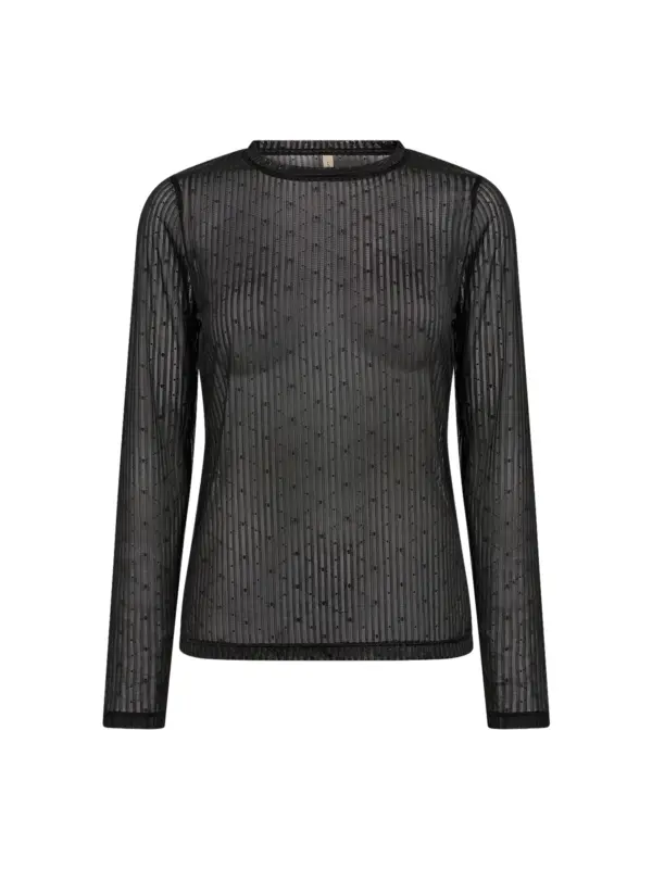 Soyaconcept SC-ARWEN 1 Mesh Bluse BLACK