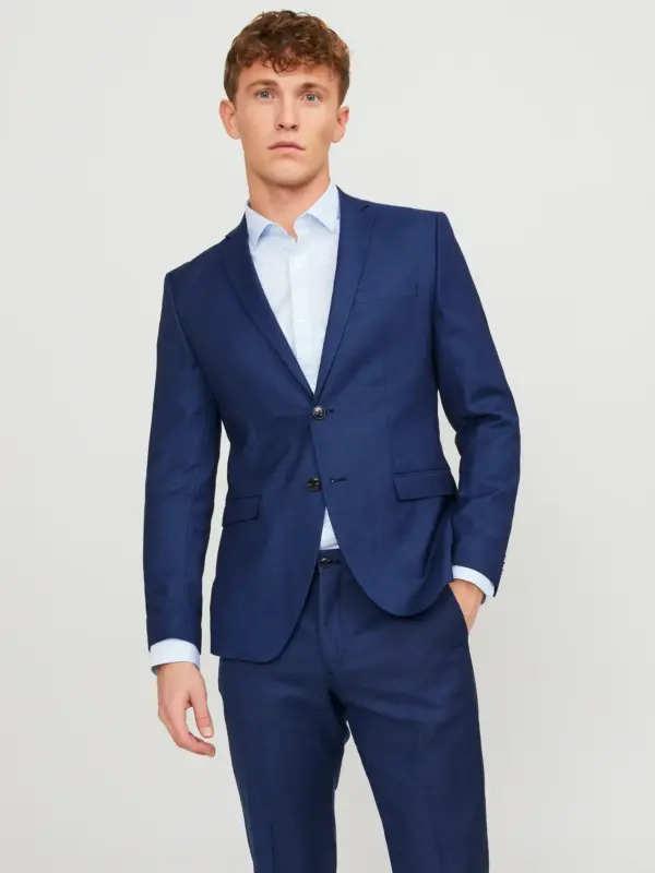 Jack & Jones JPRSOLARIS BLAZER NOOS Medieval Blue