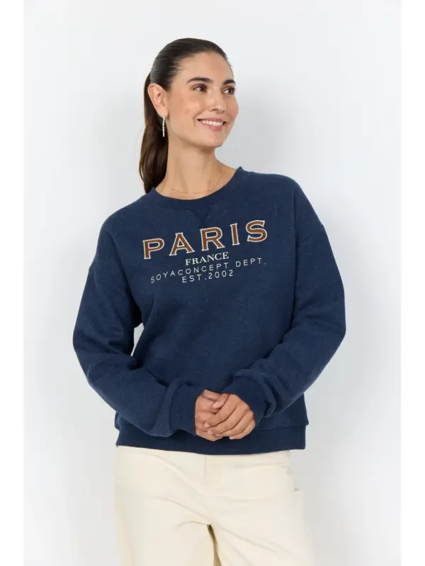 Soyaconcept SC-ANGELIN 6 Sweat Navy Melange