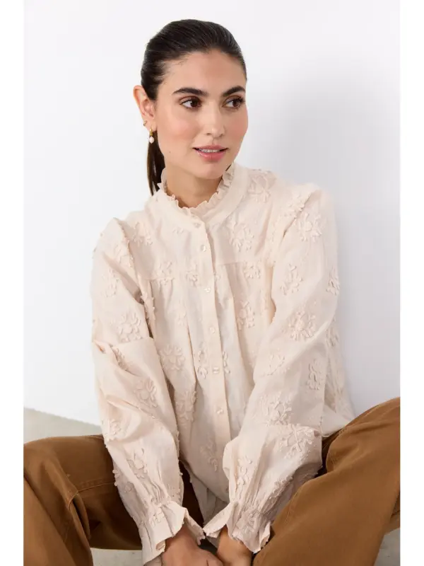 Soyaconcept SC-BARBRA 2 Skjorte Cream