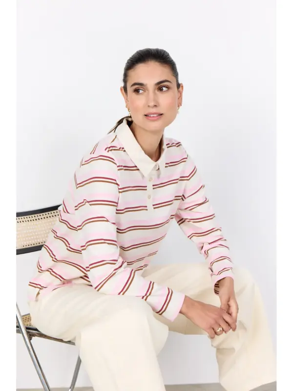 Soyaconcept SC-BASE 2 Bluse Rose Combi