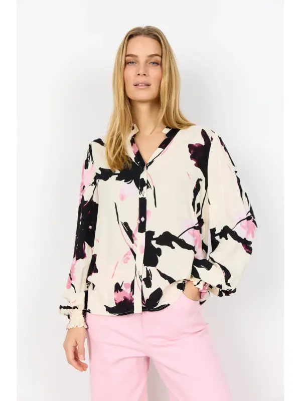Soyaconcept SC-BENE 1 Skjorte Rose Combi