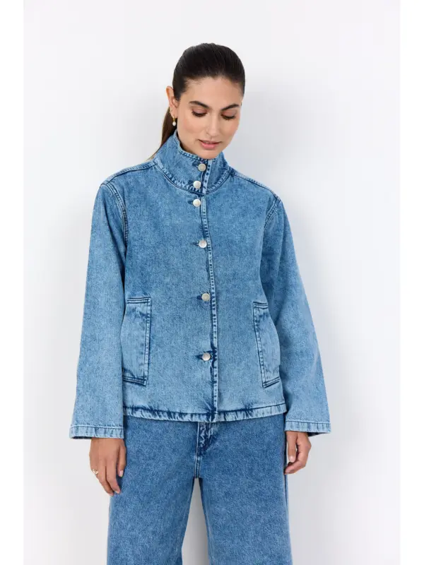 Soyaconcept SC-DOLORES 7 Jakke Medium Blue Denim