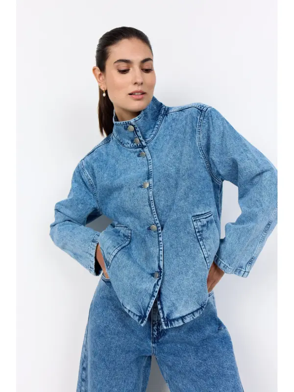 Soyaconcept SC-DOLORES 7 Jakke Medium Blue Denim