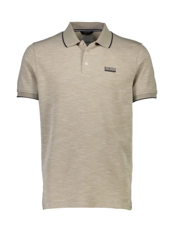 Bison Fast Dry Pique Polo DK SAND