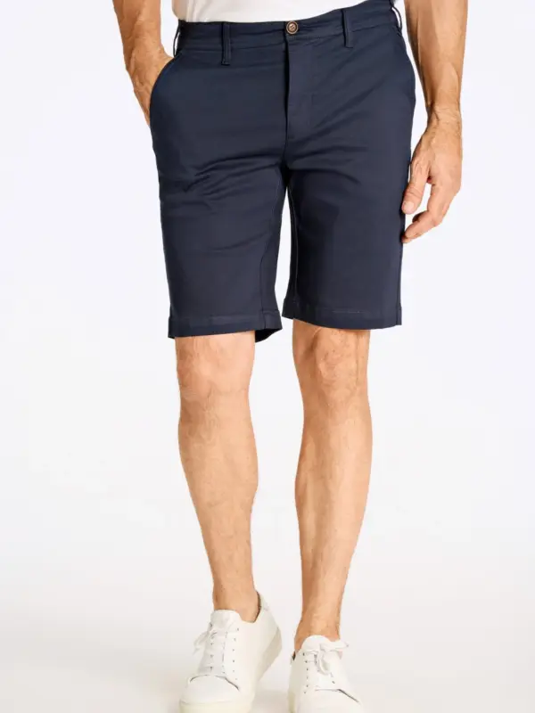 Bison Soft Superflex Chino Shorts DK NAVY