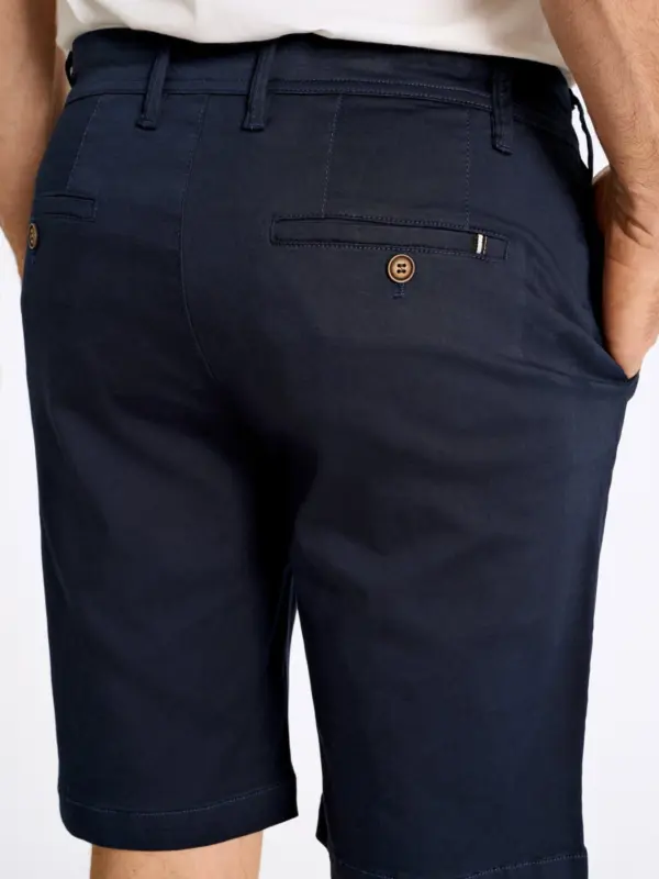 Bison Soft Superflex Chino Shorts DK NAVY