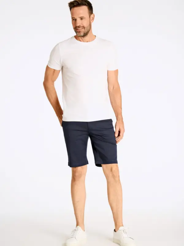 Bison Soft Superflex Chino Shorts DK NAVY