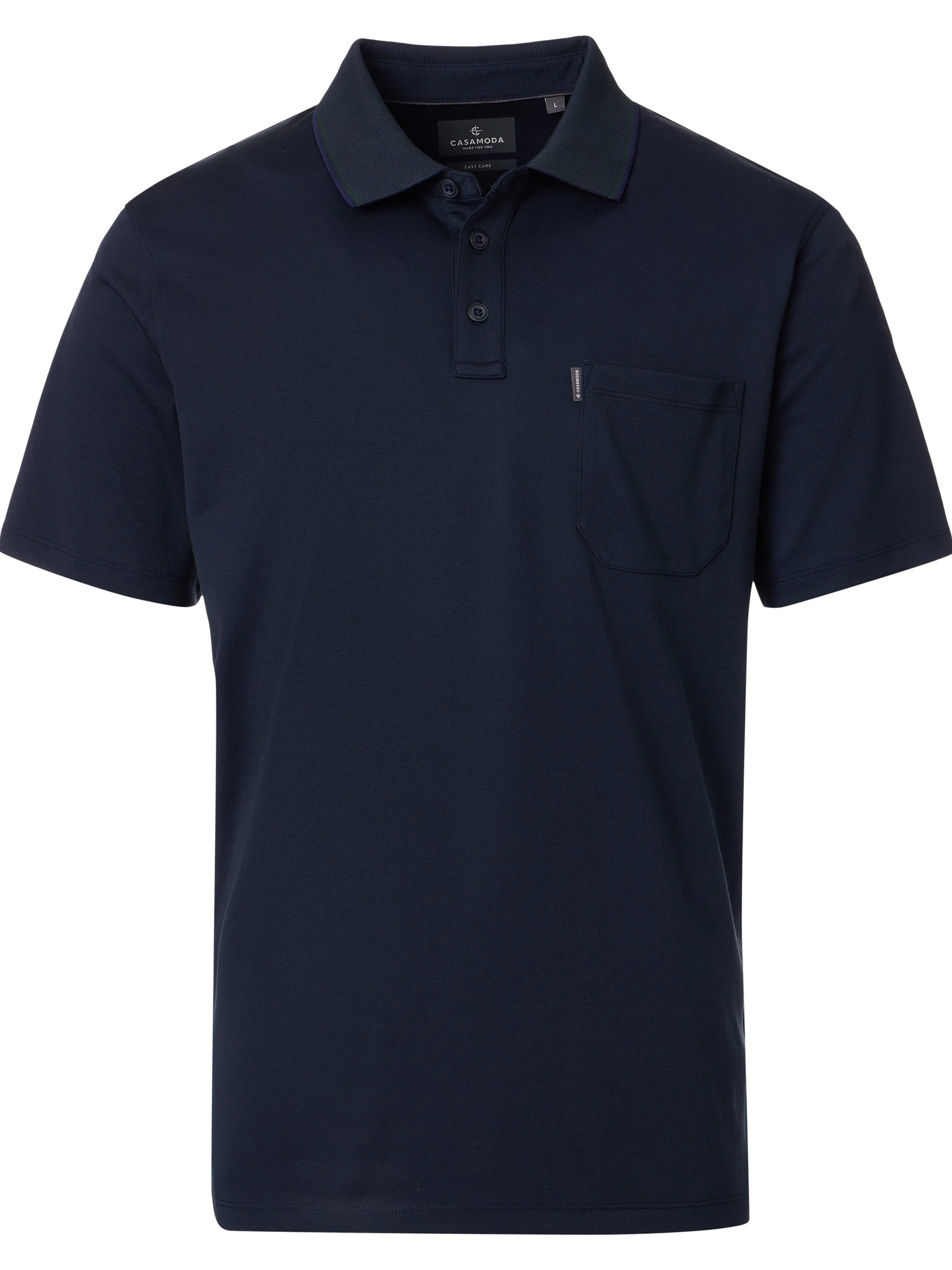 CASAMODA Performance Polo Dress Blue