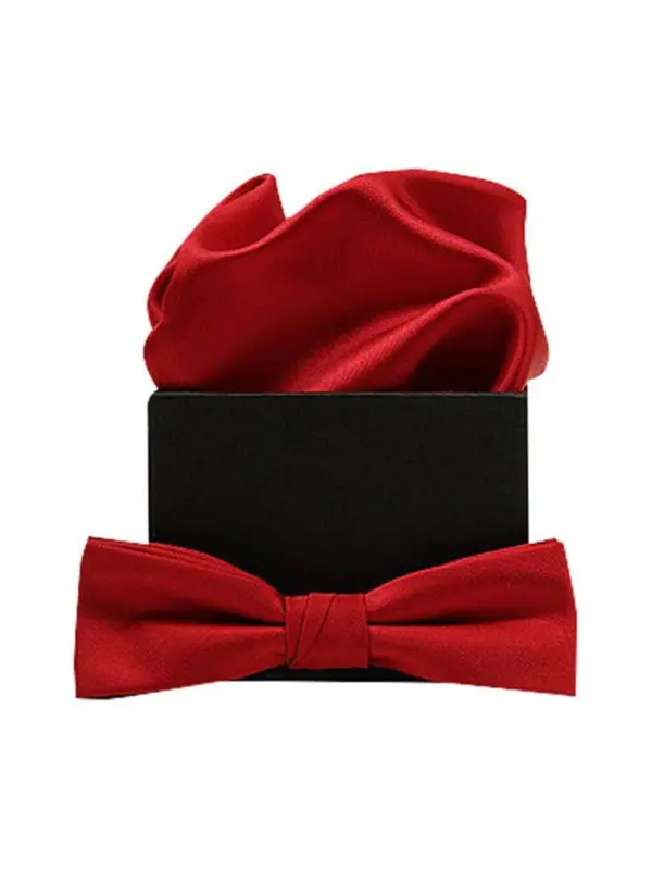 Connexion Tie CUBE Bowtie Rød