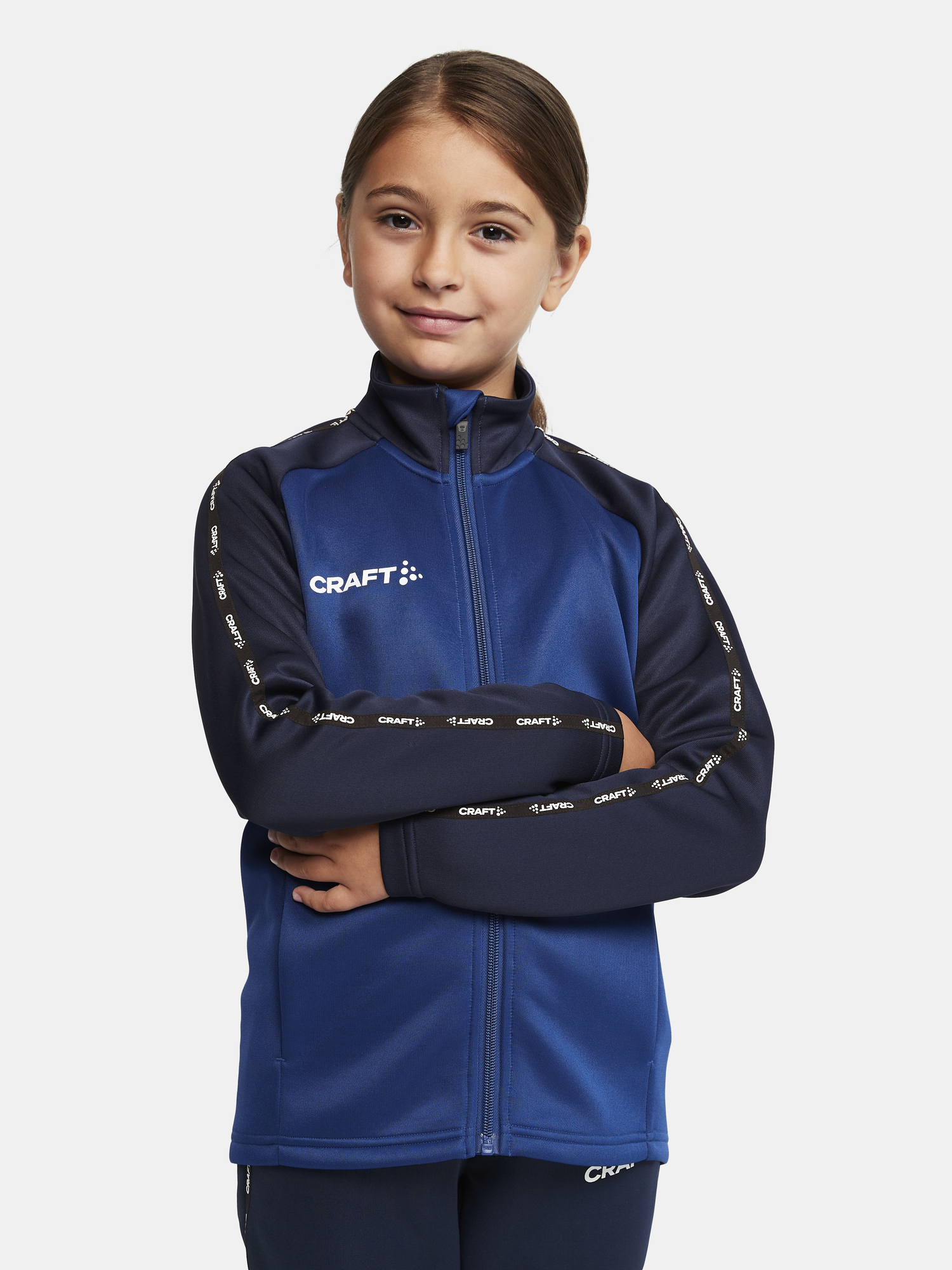 Craft Squad 2.0 Full Zip Jr Club Cobolt-Navy - Billede 3
