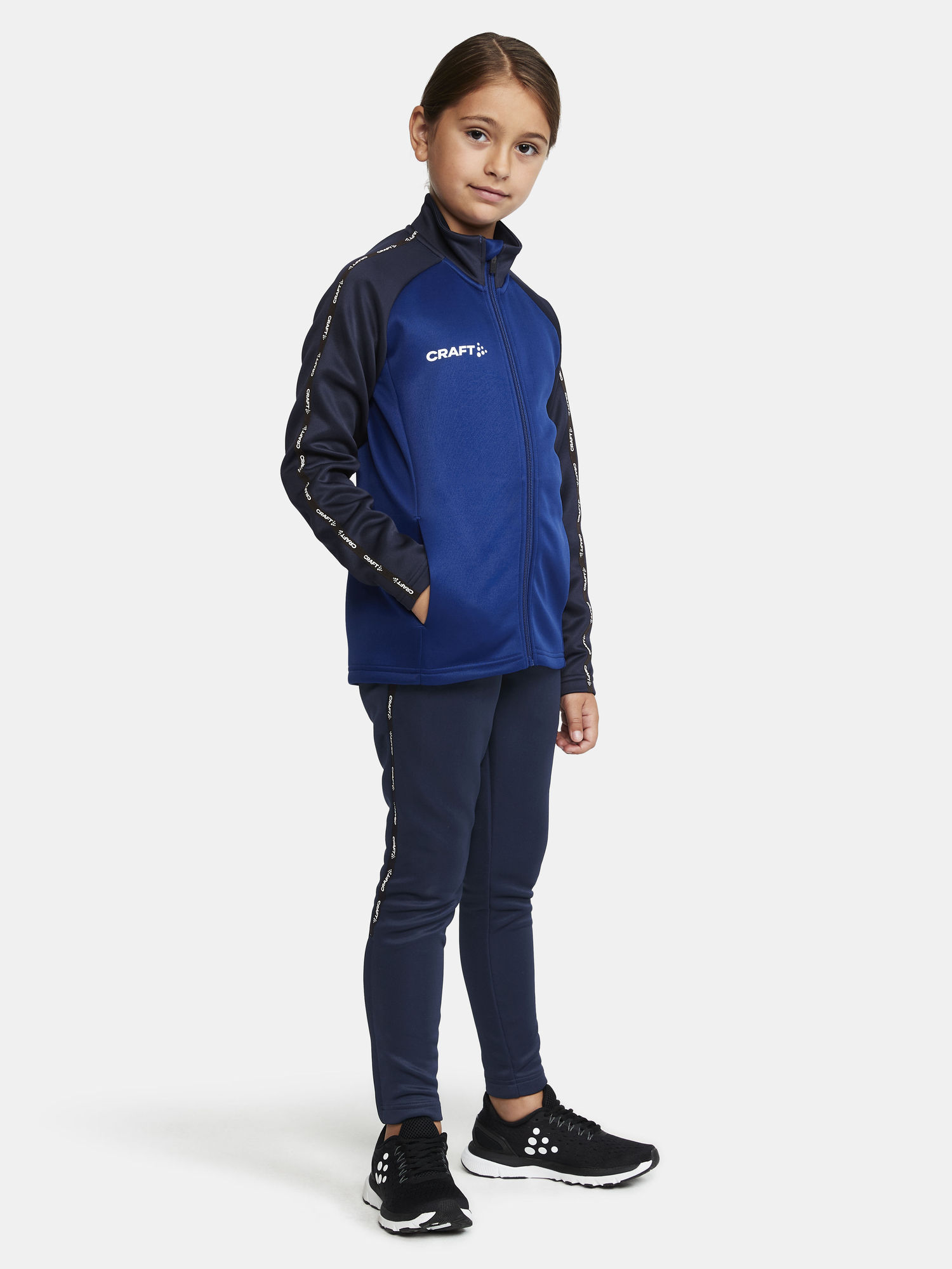 Craft Squad 2.0 Full Zip Jr Club Cobolt-Navy - Billede 8