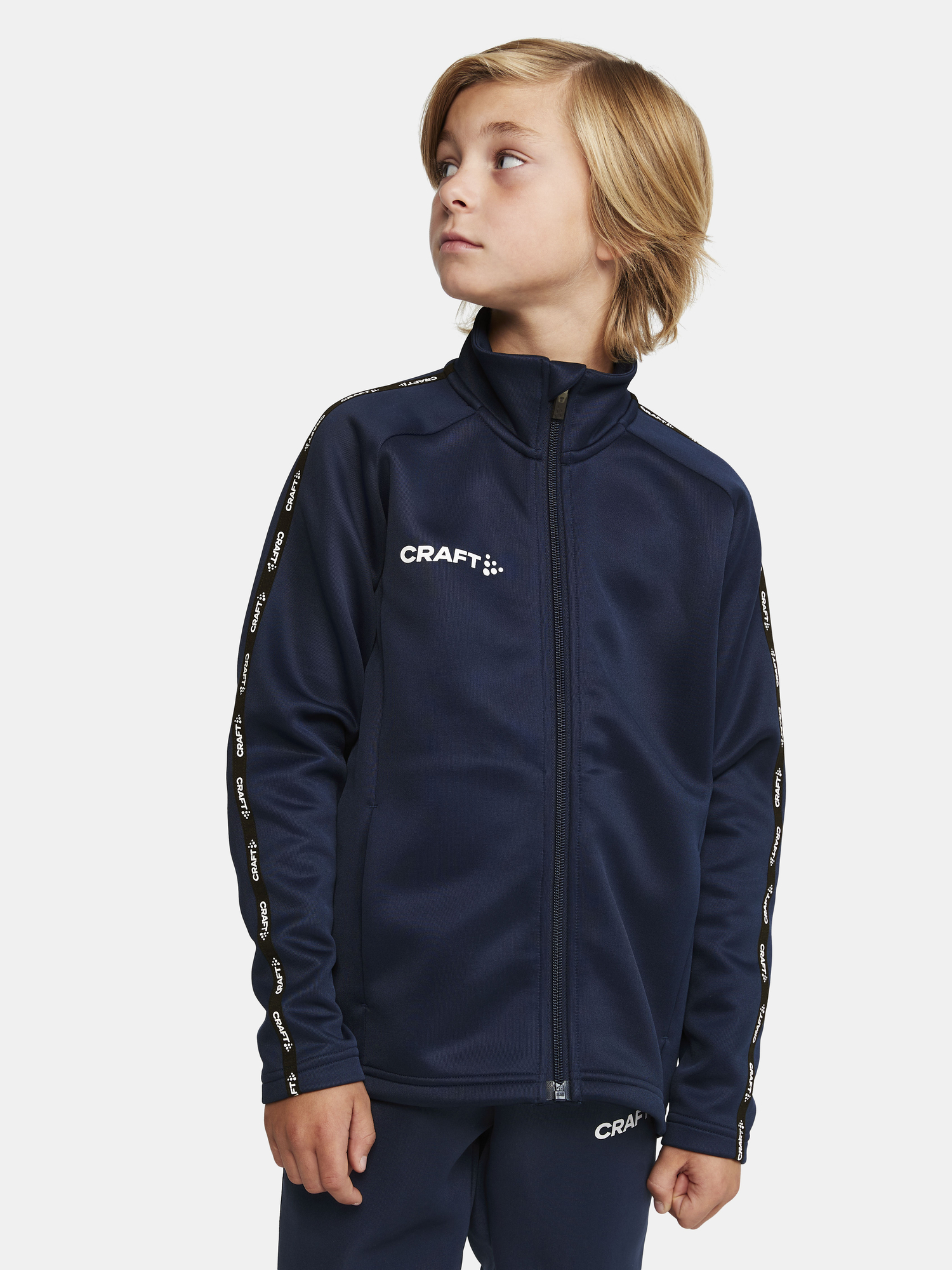 Craft Squad 2.0 Full Zip Jr Navy - Billede 3